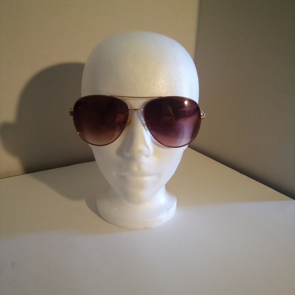 Aviator Men's Sunglasses - Brown Gradient Lenses